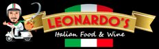 Leonardo's Italian food & wine logo